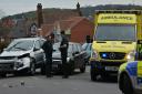 Collision in Cromer. PICTURE: Dave 'Hubba' Roberts