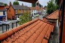 There was a heavy police presence in Attleborough on Monday evening