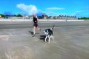 Neil Featherby out on a training run on the coast