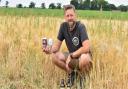 Wildcraft Brewery director Mike Deal with some of his firm's beers, now brewed at Worstead Farms