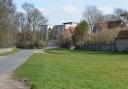 A view towards Arcady from the village green in Cley.