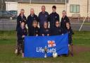 Cromer Lifeboat Cup organisers, back from left, Ricky Hayward, Paul Brooks, Derek Hinds, Creed Finnegan, Dave Lewis, front, Roisin Finnegan, Lisa Baker, Rita Hinds, Sharon Finnegan, Erin Finnegan.