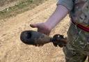 Police and the army's bomb disposal unit attended a farm in Roughton after an unexploded mortar shell was found.