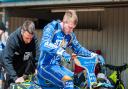 Ryan Kinsley preparing for the new season during press and practice day at King's Lynn