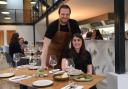 Owners Natalie Stuhler and Dan Lawrence at the Socius Restaurant at Burnham Market. Picture: DENISE BRADLEY