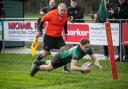 Max Otis in action for North Walsham Vikings.