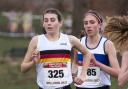 Hattie Reynolds, left, won the 3000m steeplechase at the England Athletics Under 20 Track & Field Championships