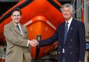 Phil Hawes, left, and Peter Sampson at SHeringham's RNLI Lifeboat station