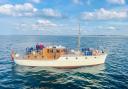 The Dunkirk Little Ship Mimosa was rescued off Overstrand in Norfolk