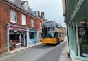 A Sanders bus in Aylsham