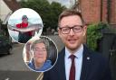 North Norfolk MP Duncan Baker has welcomed a ban on trans anglers competing in the women's sport. Inset trans angler Becky Lee Birtwhistle Hodges (top), and campaigner Wendy Metcalfe, from Holt