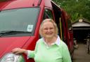 Anne Rose with the North Walsham Arthritis Care minibus.