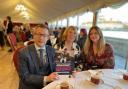 North Norfolk MP Duncan Baker, who chaired a parliamentary inquiry on young carers, with Julie Alford, founder of The Holt Youth Project, and Vicky Alford