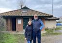 Steve and Susan Adkins, who live in Staithe Road in flood-hit Hickling, are amongst a dozen households using the public toilets at the Pleasure Boat Inn because they can't use their own