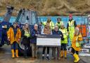 Sheringham & Cromer Roundtable have donated New Year's Day Dip profits to Sheringham Lifeboat Station