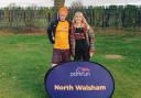 Antony and Sally Brown ran North Walsham parkrun during their attempt to walk the British coastline