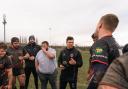 Ben Youngs at an RFU event in Chesterfield