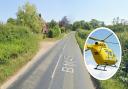 The crash happened on Reepham Road in Cawston