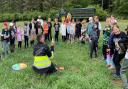 Children learned about farming at North Norfolk's Gawdy Hall Estate trip