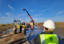 Work continues on Stiffkey Bridge