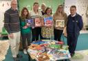 Books were donated to Mattishall Primary School