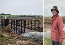 The bridge at Stiffkey is finally in place