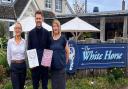 The management team at The White Horse: Rosie Bickell, Rob Williamson and Kinga Niedziela (l-r)