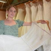 Laura Hilton, owner of Threads Bridal shop at Salle Moor Hall Farm. Picture: Danielle Booden