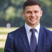 Ben Youngs at Gresham's in Holt on Prep School Speech Day.