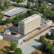 Norfolk County Council\'s County Hall headquarters in Norwich