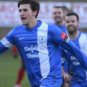 Wroxham hope to be celebrating again this afternoon. Picture: MARK BULLIMORE