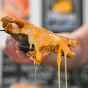 Three-cheese toasties from JoJo\'s Cheesy Grills in Norwich.