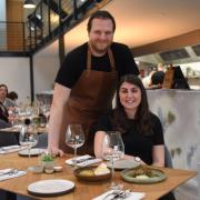 Owners Natalie Stuhler and Dan Lawrence at the Socius Restaurant at Burnham Market. Picture: DENISE BRADLEY