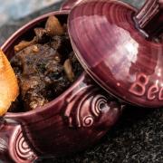 Mushroom, ale and celeriac stew