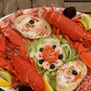 The lobster platter at Cookie\'s at Salthouse