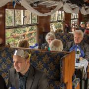 The Christmas Lunch Express on the North Norfolk Railway.