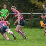 A scene from the North Walsham Vikings Rugby Club\'s away game at the home of the Tonbridge Juddians in Kent.