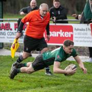 Max Otis in action for North Walsham Vikings.