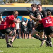 A scene from North Walsham Vikings game against Rochford Hundred