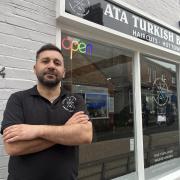 Ata Turkish Barbers has opened in Holt's Bull Street - pictured owner Serdar Atalay