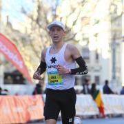 Logan Smith taking part in the Valencia Marathon