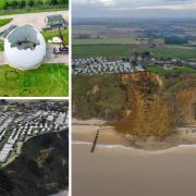 Trimingham, where homes have been left dangling over the cliff edge after a recent cliff fall, is the village currently most at risk of erosion at the Norfolk coast, North Norfolk District Council (NNDC) says