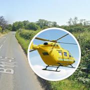 The crash happened on Reepham Road in Cawston