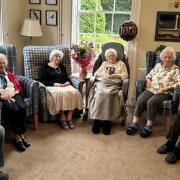 The Aylsham Manor centenarians make up 25pc of residents