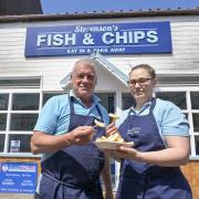 Stevenson’s Fish and Chips in Sheringham High Street has won a Tripadvisor Travellers’ Choice award