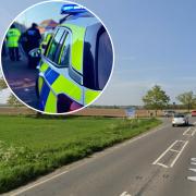 The crash happened on the A140