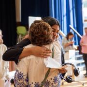 Saanvi Shenoy, of Norwich High School for Girls, celebrates her A Level results