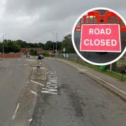 Roadworks are being carried out at the mini-roundabout on Norwich Road in Aylsham