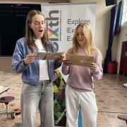 GCSE students open their results