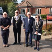 A Battle of Britain anniversary service was held at a Norfolk care home